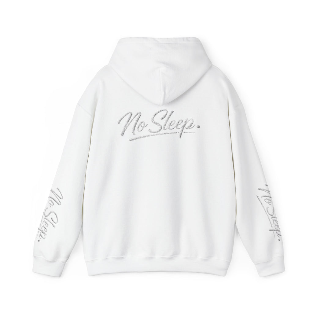 Hoodie — "HUSTLE DISTRICT" No Sleep Graphic Pullover