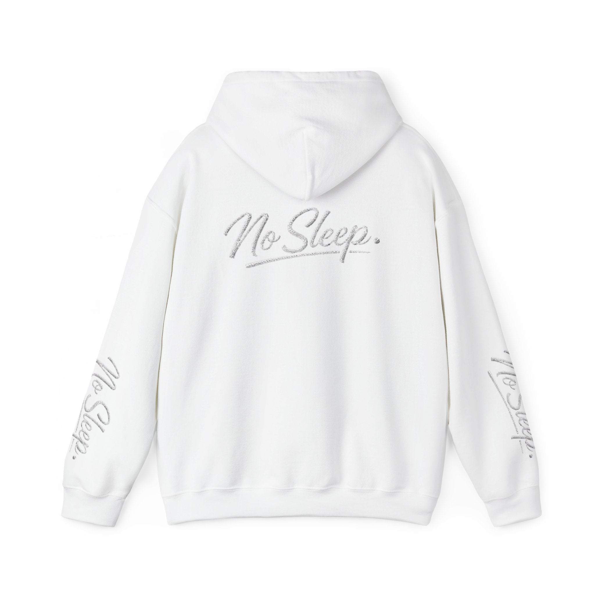 Hoodie — "HUSTLE DISTRICT" No Sleep Graphic Pullover