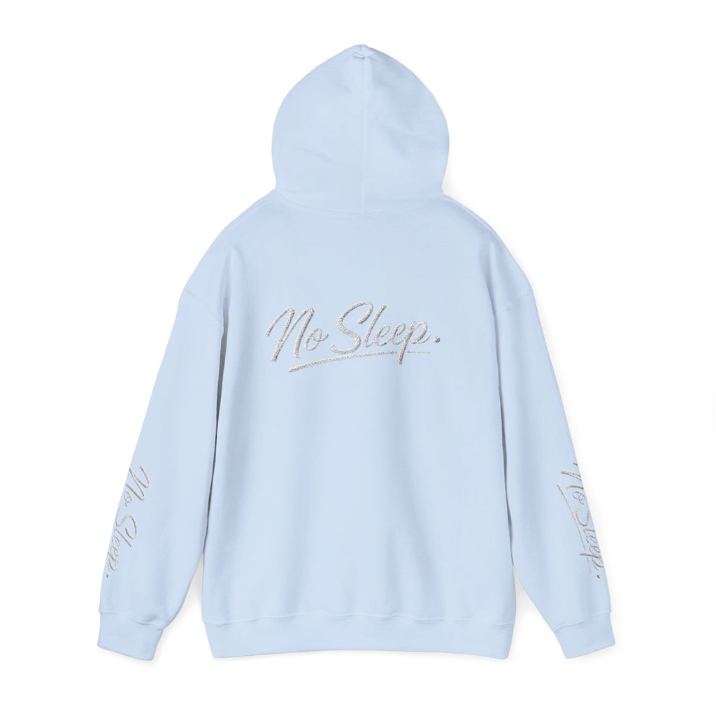 Hoodie — "HUSTLE DISTRICT" No Sleep Graphic Pullover