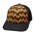 Blank - 6 Panel - Cork - Charcoal Gray (Unisex) - Trucker Mesh