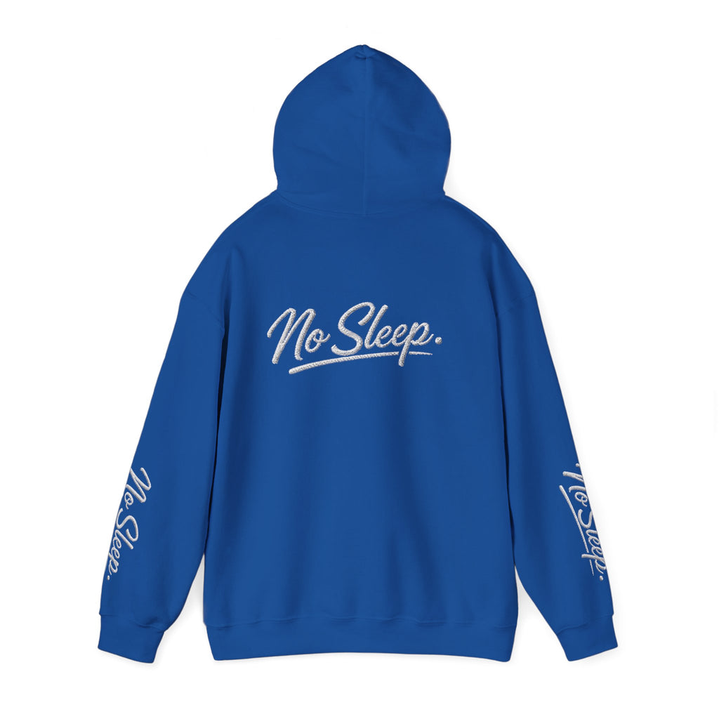 Hoodie — "HUSTLE DISTRICT" No Sleep Graphic Pullover