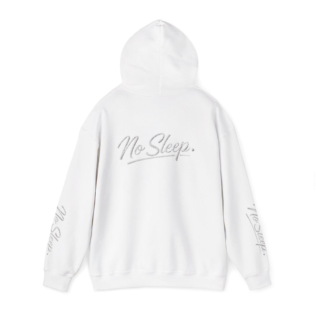 Hoodie — "HUSTLE DISTRICT" No Sleep Graphic Pullover