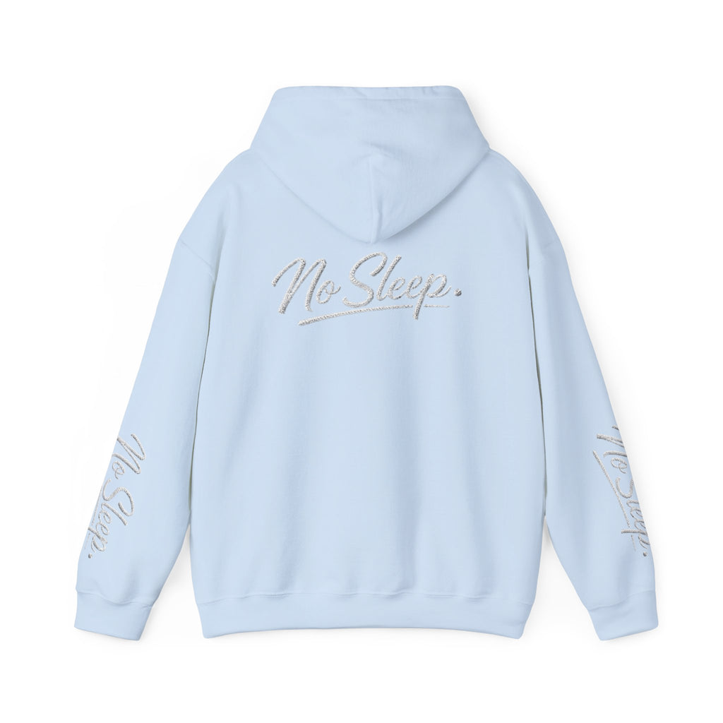 Hoodie — "HUSTLE DISTRICT" No Sleep Graphic Pullover
