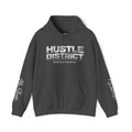 Hoodie — "HUSTLE DISTRICT" No Sleep Graphic Pullover