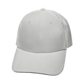 Blank - 6 Panel - Shallow Fit - Pony Tail - White (Unisex)- Laser Mesh