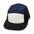 Blank - 5 Panel - Sporty - Unstructured - Pony Tail - Black / White / Navy (Unisex) - Laser Mesh