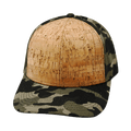 Blank - 6 Panel - Cork - Tan Tree  Camo (Unisex) - Fabric Back