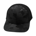 Blank - 6 Panel  - Black Camo / Black (Unisex) Trucker Mesh