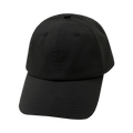 Blank - 6 Panel - Unstructured - Relaxed Fit - Pony Tail - Black (Unisex) - Laser Mesh