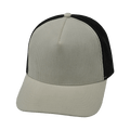 Blank - 5 Panel - Structured - Corduroy - Cream / Black (Unisex) - Laser Mesh