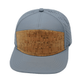 Blank - 7 Panel - Cork - Gray Blue (Unisex) - Laser Mesh
