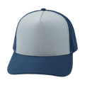 Blank - 5 Panel - Structured - Dark Blue / Gray Blue (Unisex) - Laser Mesh