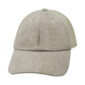 Blank - 6 Panel - Unstructured - Relaxed Fit - Sand Hemp / Sand (Unisex) - Soft Trucker Mesh