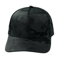 Blank - 5 Panel - Structured - Black Camo (Unisex) - Laser Mesh