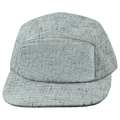 Blank - 5 Panel - Unstructured - Light Gray Hemp (Unisex) - Full Fabric