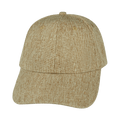 Blank - 6 Panel - Shallow Fit - Tan Hemp (Unisex) - Fabric Back