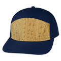 Blank - 7 Panel - Cork - Navy (Unisex) - Laser Mesh