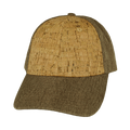 Blank - 6 Panel - Shallow Fit - Cork - Light Brown Hemp (Unisex) - Fabric Back