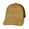 Blank - 5 Panel - Structured - Cork - Brown (Unisex) - Laser Mesh