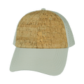 Blank - 6 Panel - Unstructured - Cork - Gray (Unisex) - Laser Mesh