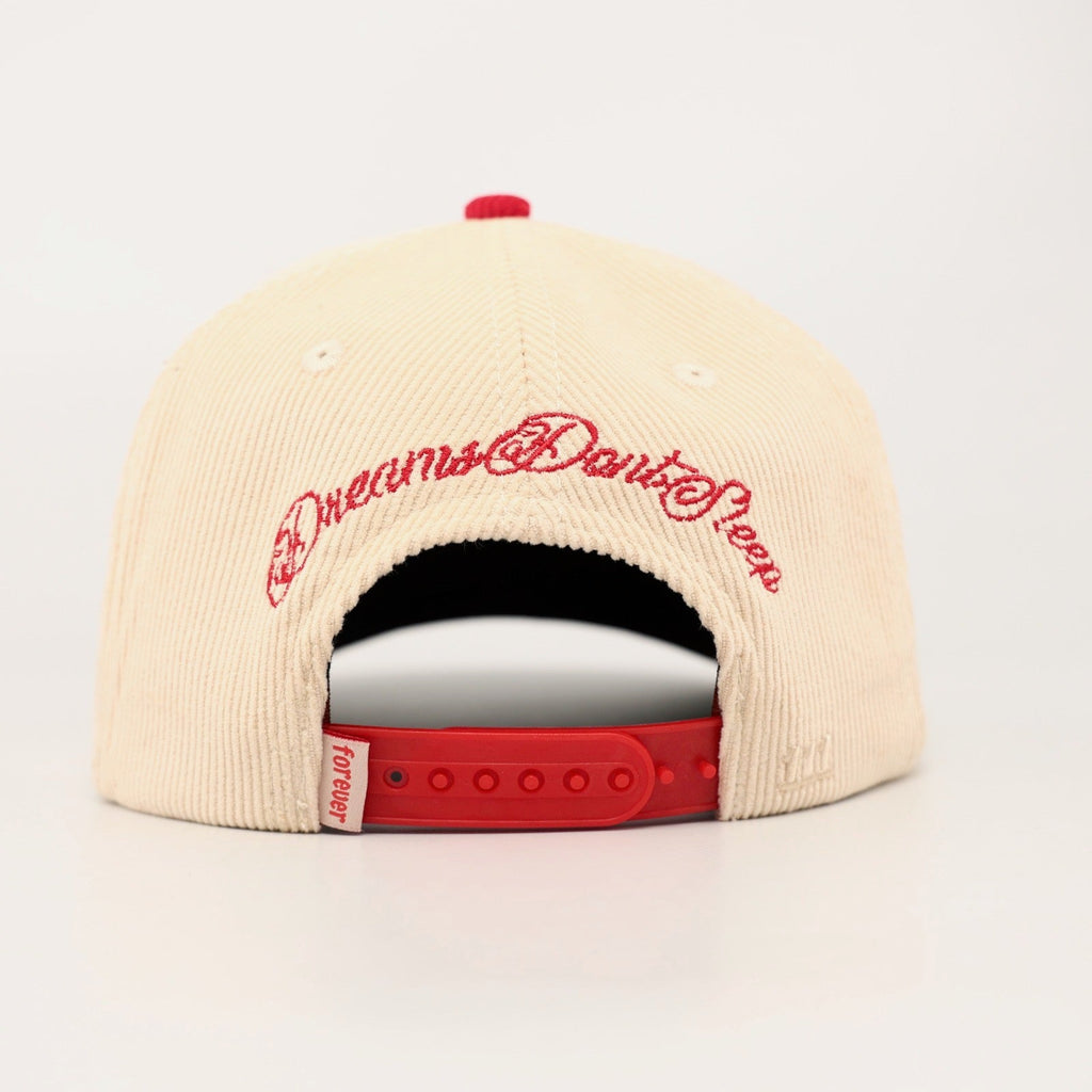 OG BA: From the Bay to the World Snapback (Cream/Red)