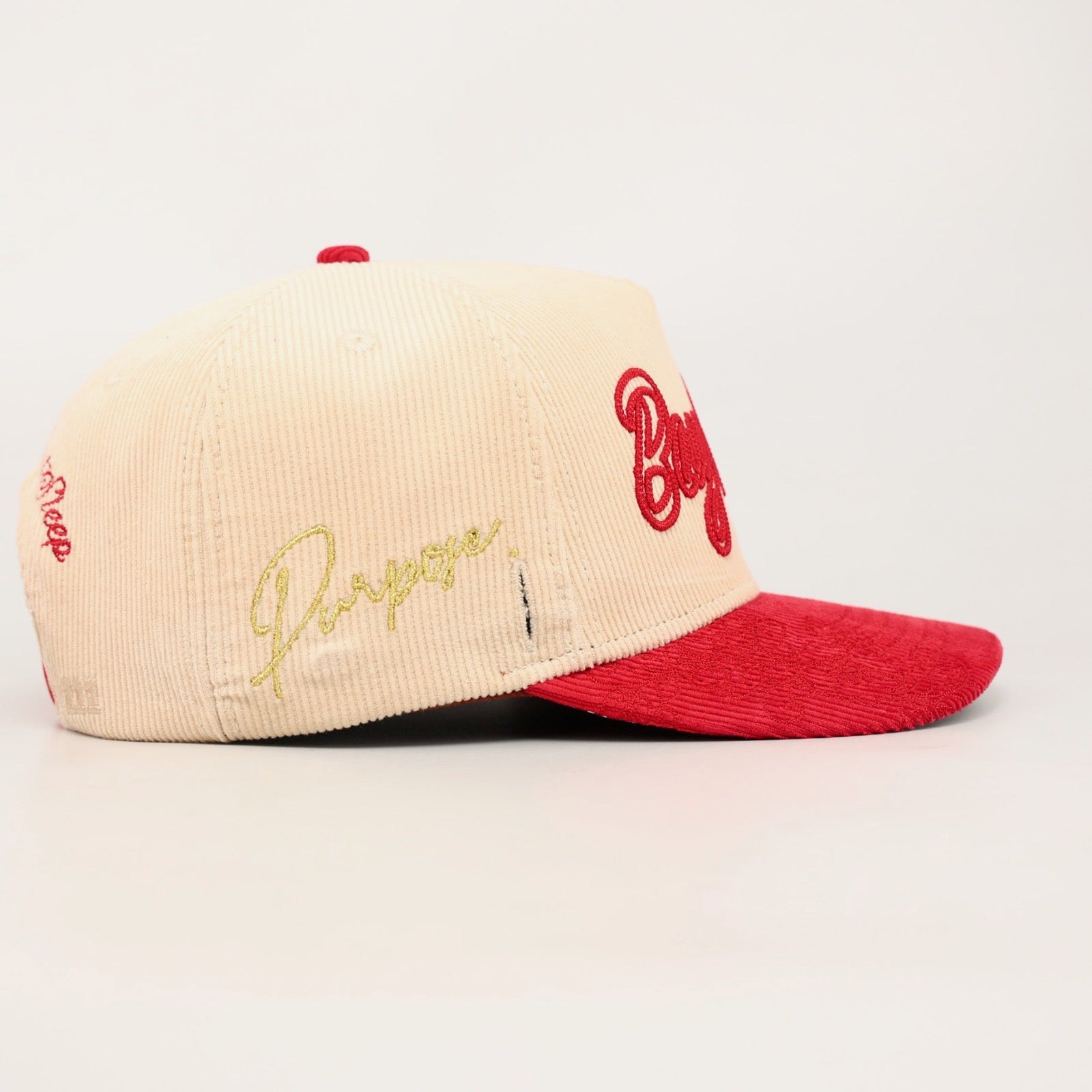 OG BA: From the Bay to the World Snapback (Cream/Red)