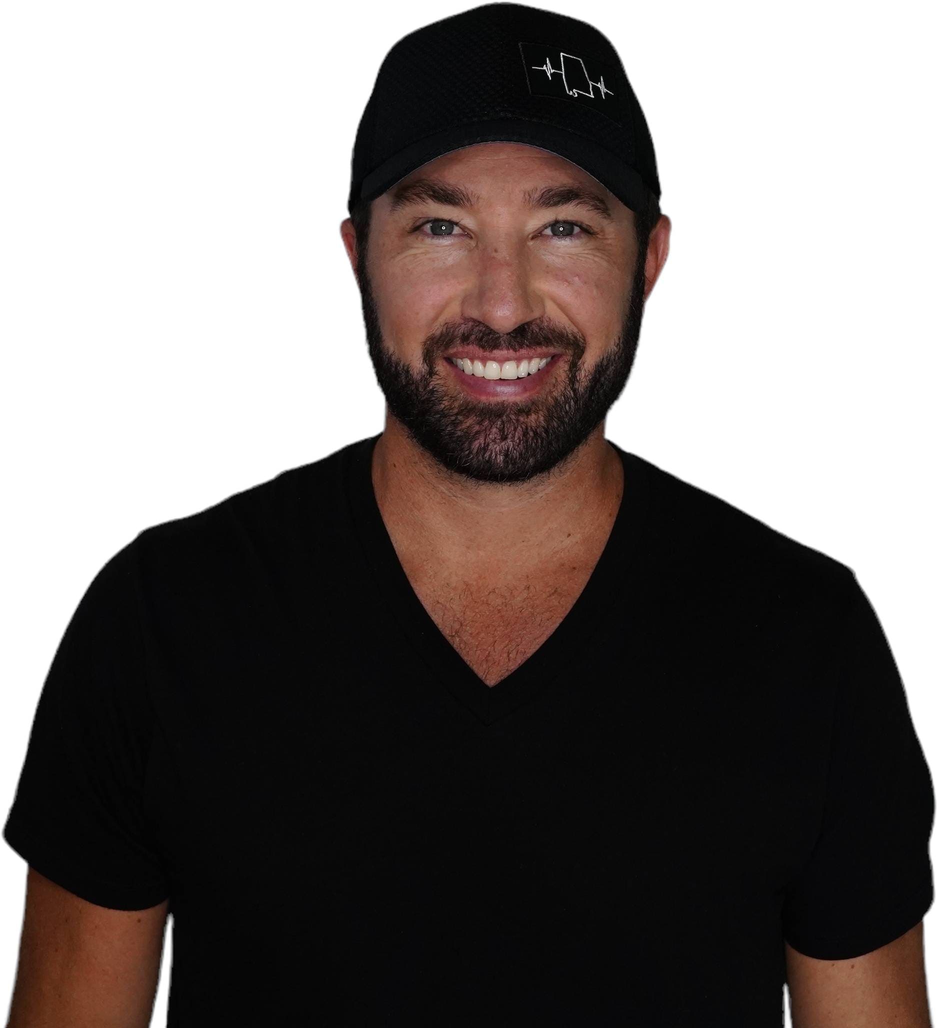 Alabama Hat - Airmesh - Athletic Fit - Black - Fabric Back