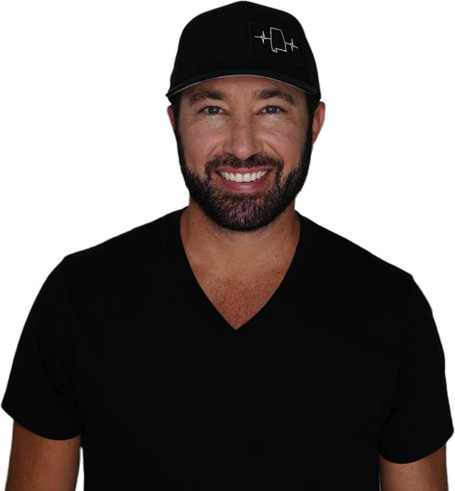 Alabama Hat - Baseball Hat Fit - Black - Laser Mesh