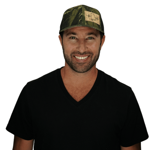 Alabama Hat - Baseball Hat Fit - Tan Tree Camo / Black - Laser Mesh