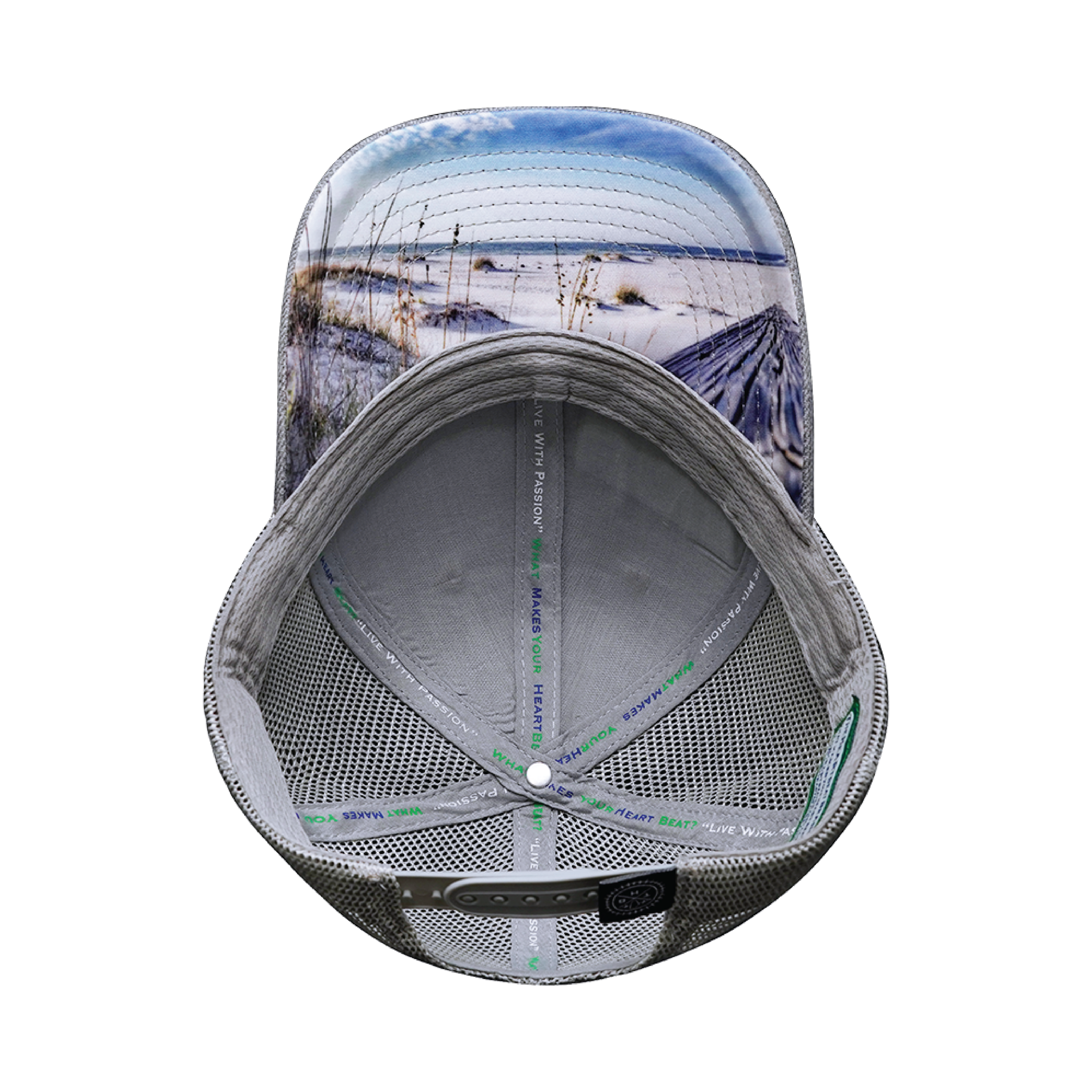 Alabama Hat - Low Profile - Cork - Heather Gray / Gray - Trucker Mesh