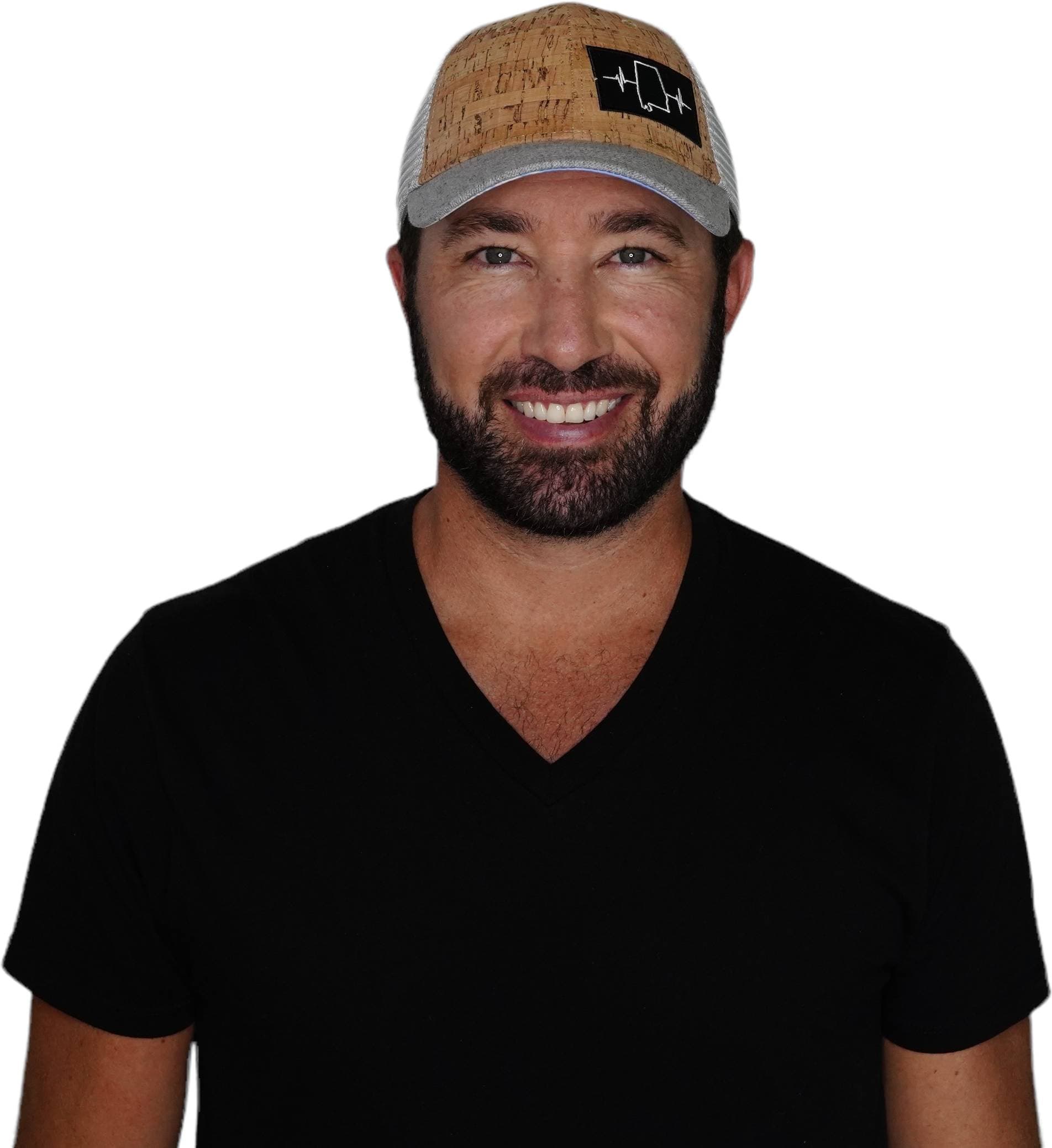 Alabama Hat - Low Profile - Cork - Heather Gray / Gray - Trucker Mesh
