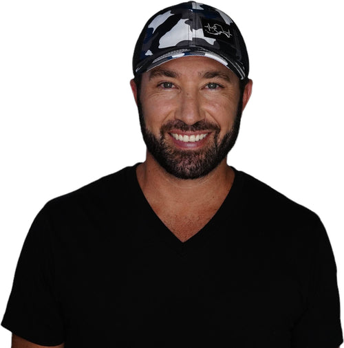 Alaska Hat - Dad Hat - Camo - White / Gray / Blue / Black - Soft Trucker Mesh