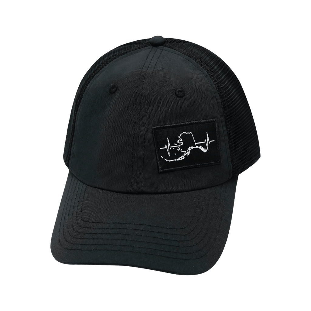 Alaska Hat - Dad Hat - Black - Soft Trucker Mesh