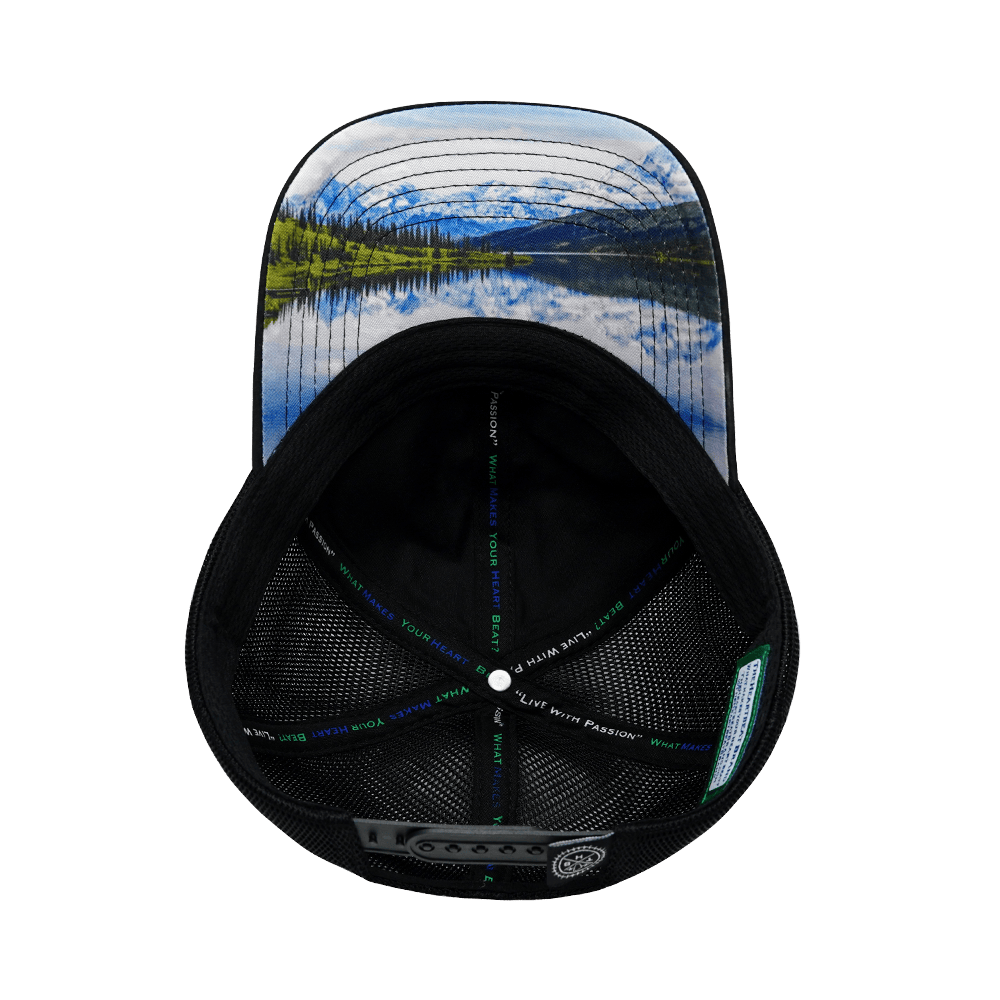 Alaska Hat - Dad Hat - Black - Soft Trucker Mesh