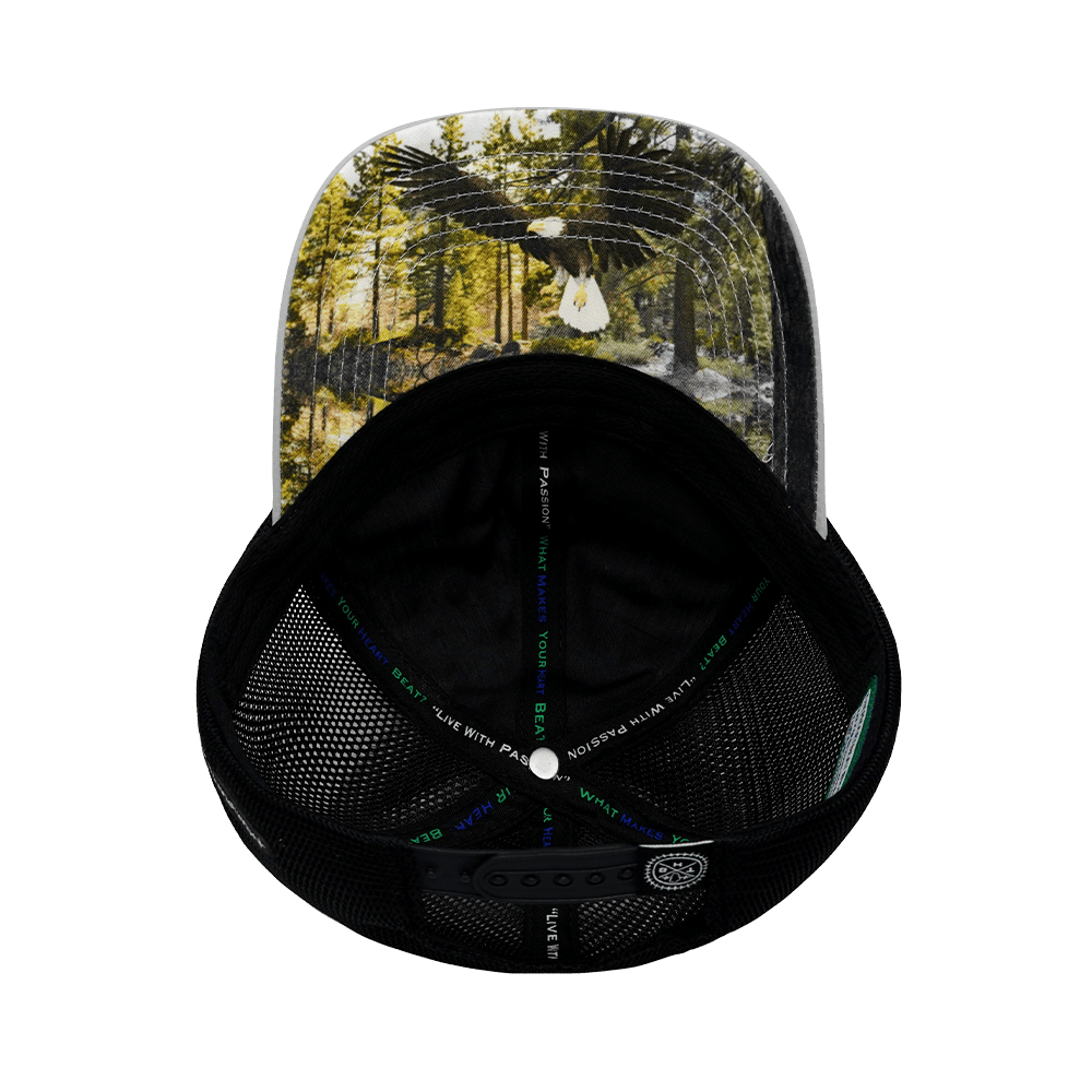 Alaska Hat - Dad Hat - Gray / Black - Soft Trucker Mesh