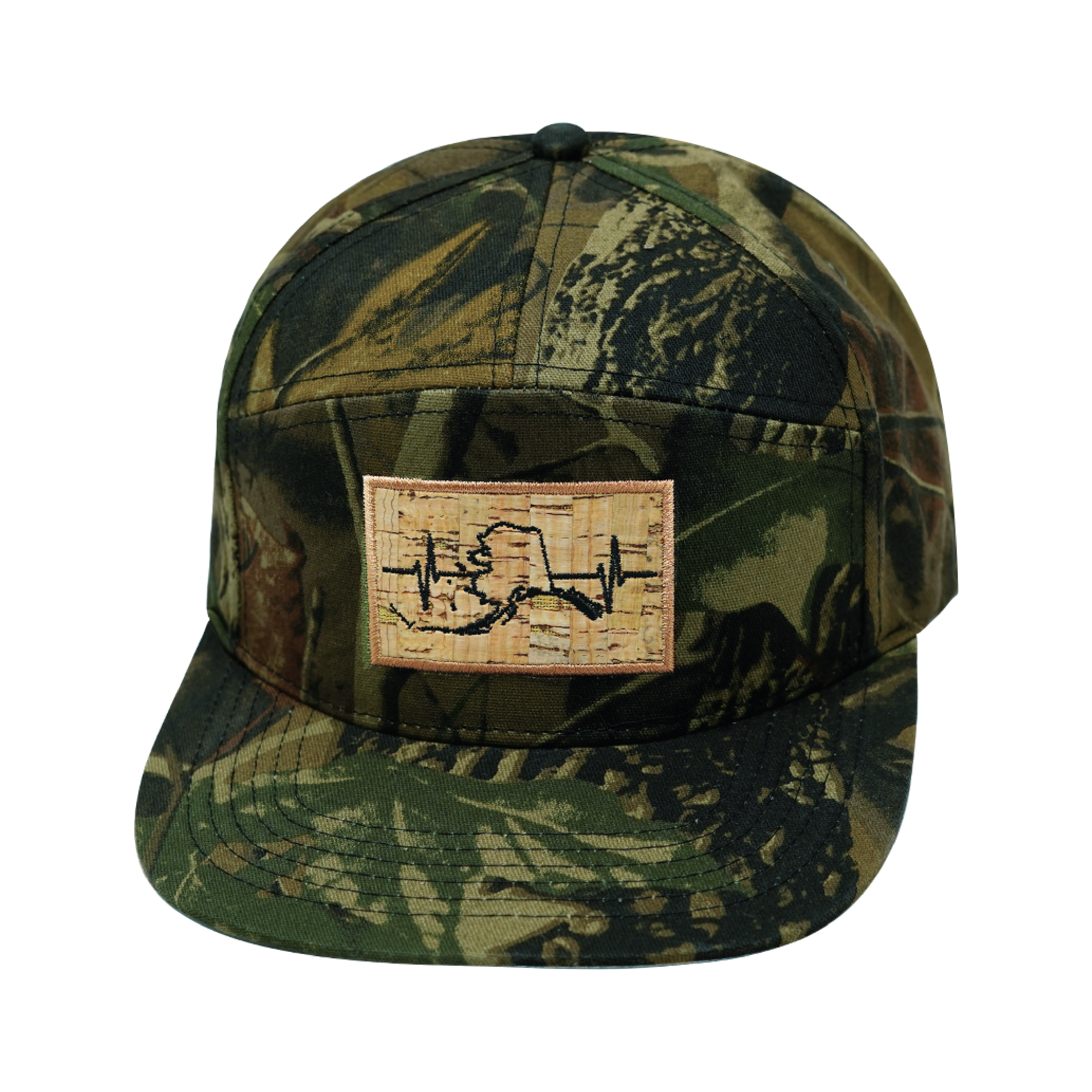 Alaska Hat - Flat Bill - Fall Tree Camo - Fabric Back