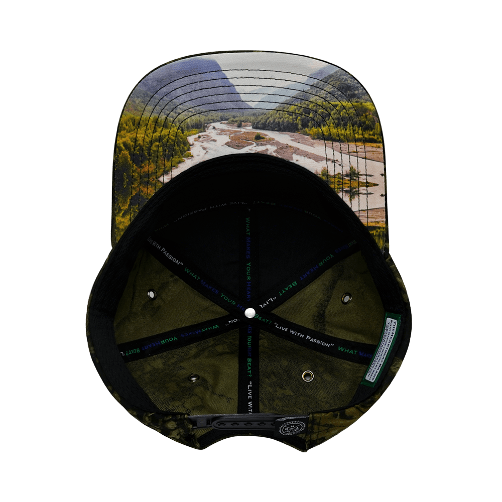 Alaska Hat - Flat Bill - Fall Tree Camo - Fabric Back