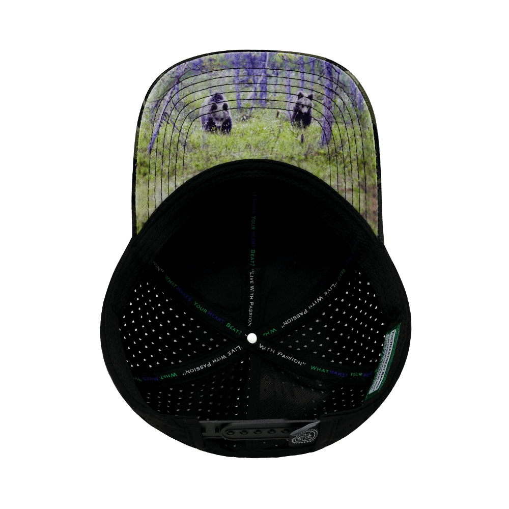 Alaska Hat - Low Profile - Ponytail - Camo / Black - Laser Mesh