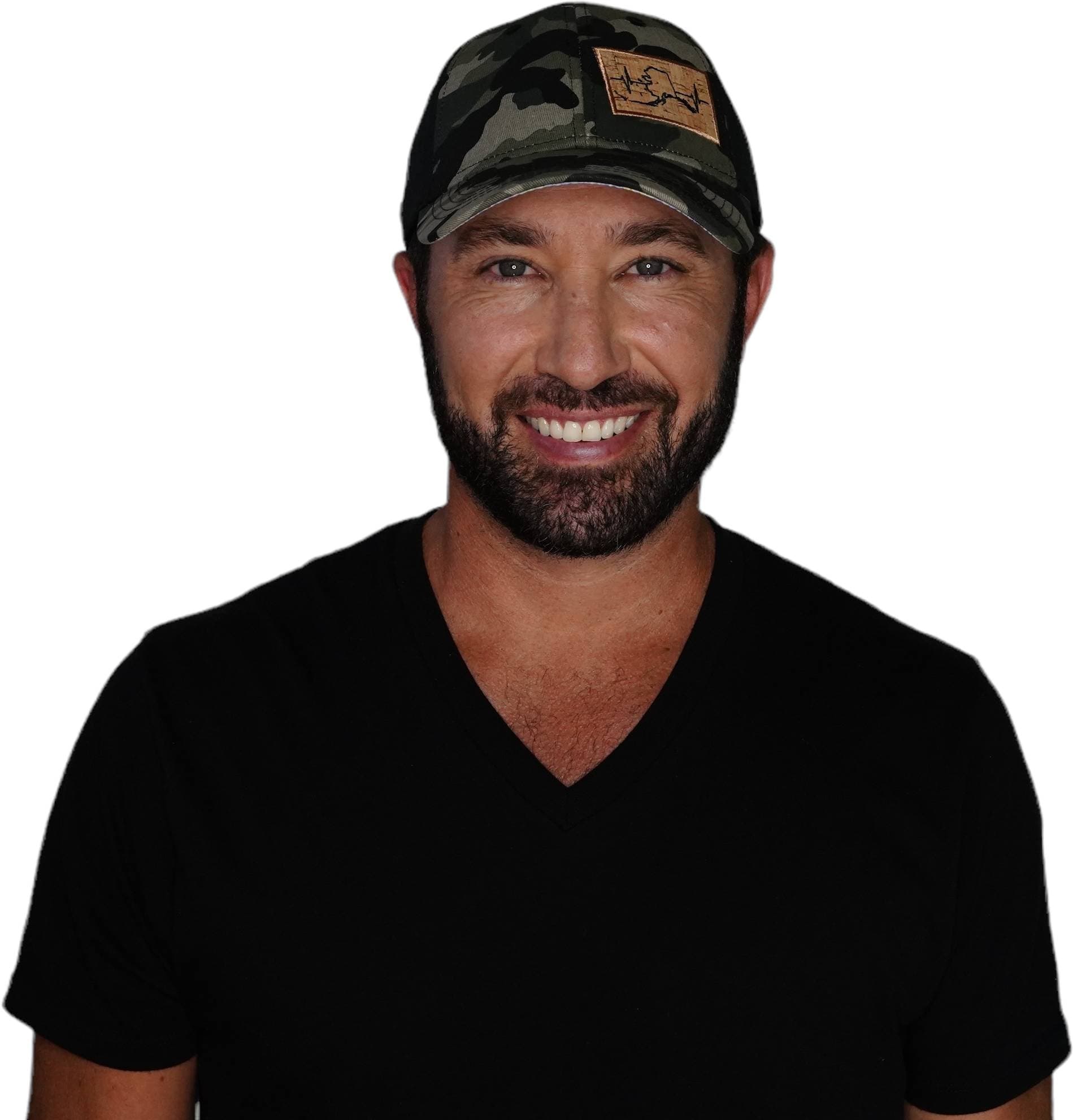 Alaska Hat - Low Profile - Ponytail - Camo / Black - Laser Mesh