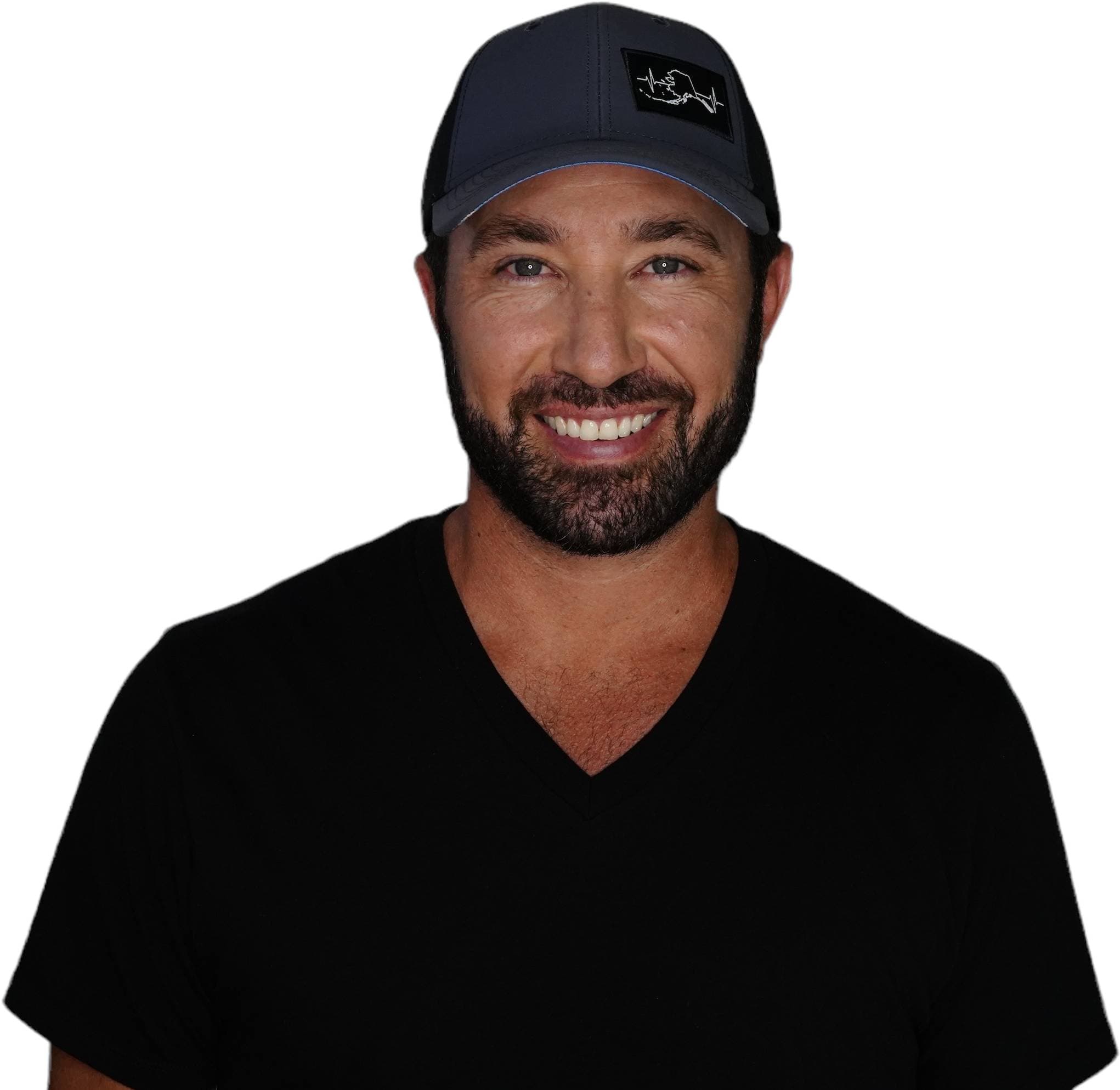 Alaska Hat - Low Profile - Ponytail - Charcoal / Black - Laser Mesh