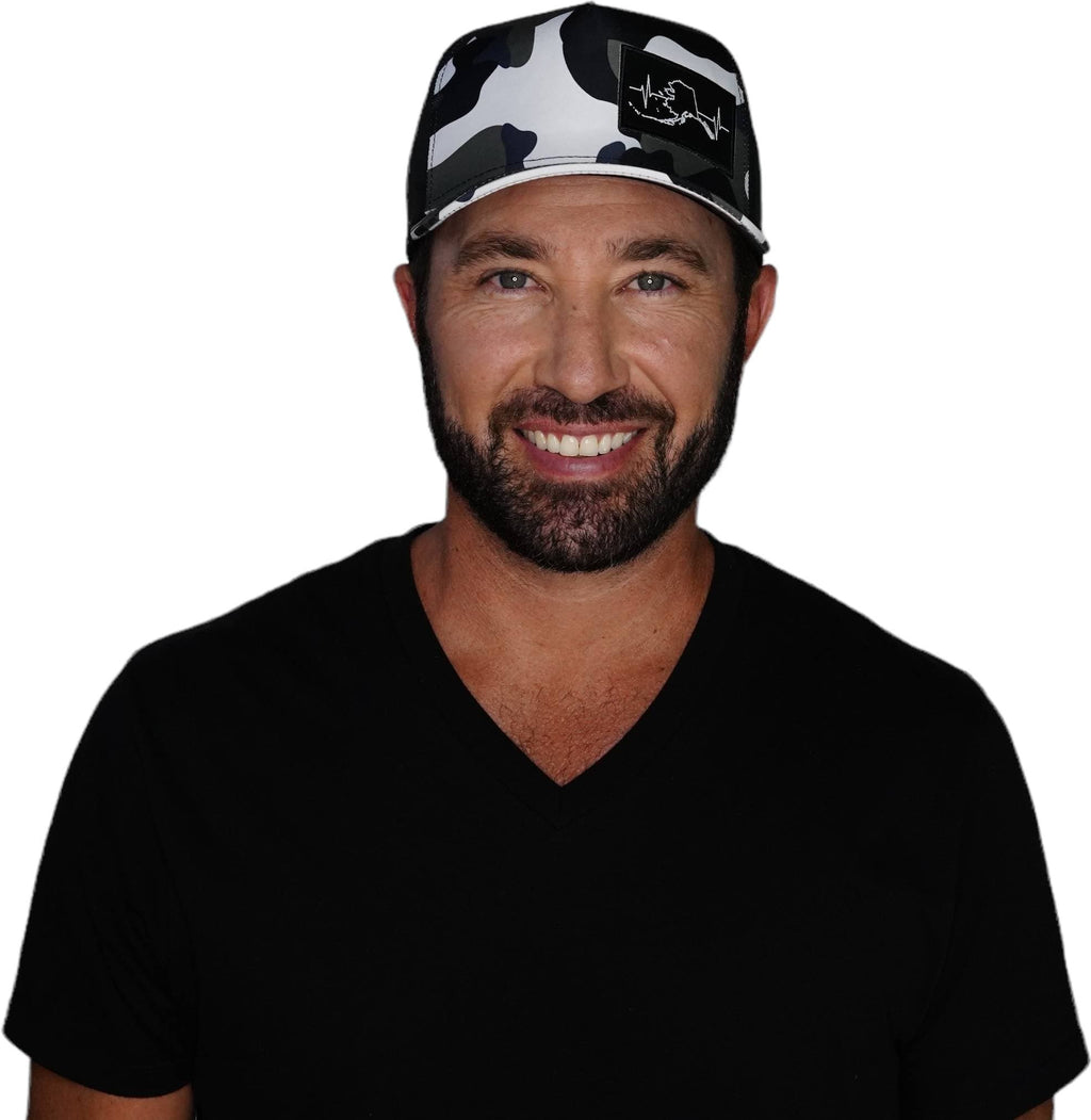 Alaska Hat - Trucker Hat - Camo / White / Blue / Gray / Black - Laser Mesh