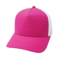 Blank - 5 Panel - Structured - Neon Pink / White (Unisex) - Laser Mesh