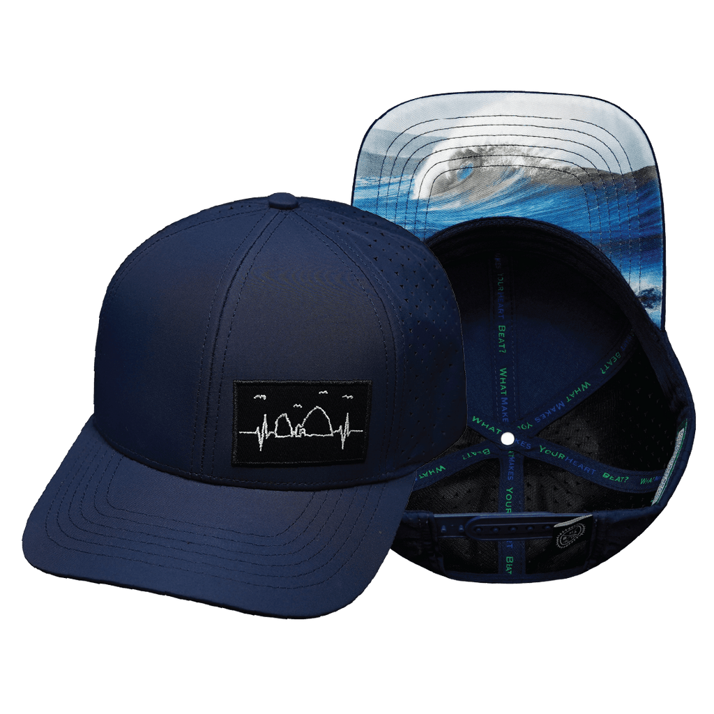 Cabo Hat - Baseball Hat Fit - Dark Blue - Laser Mesh