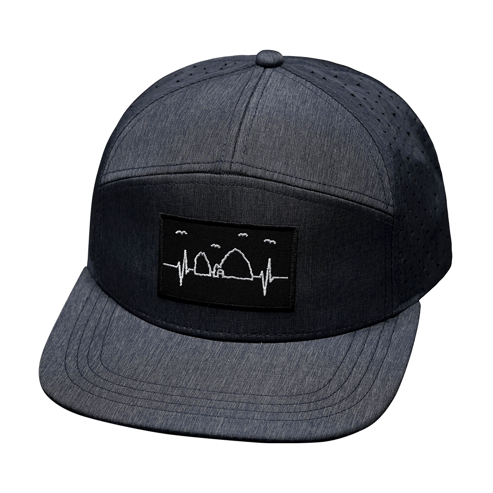 Cabo Hat - Flat Bill - Ocean Blue - Laser Mesh