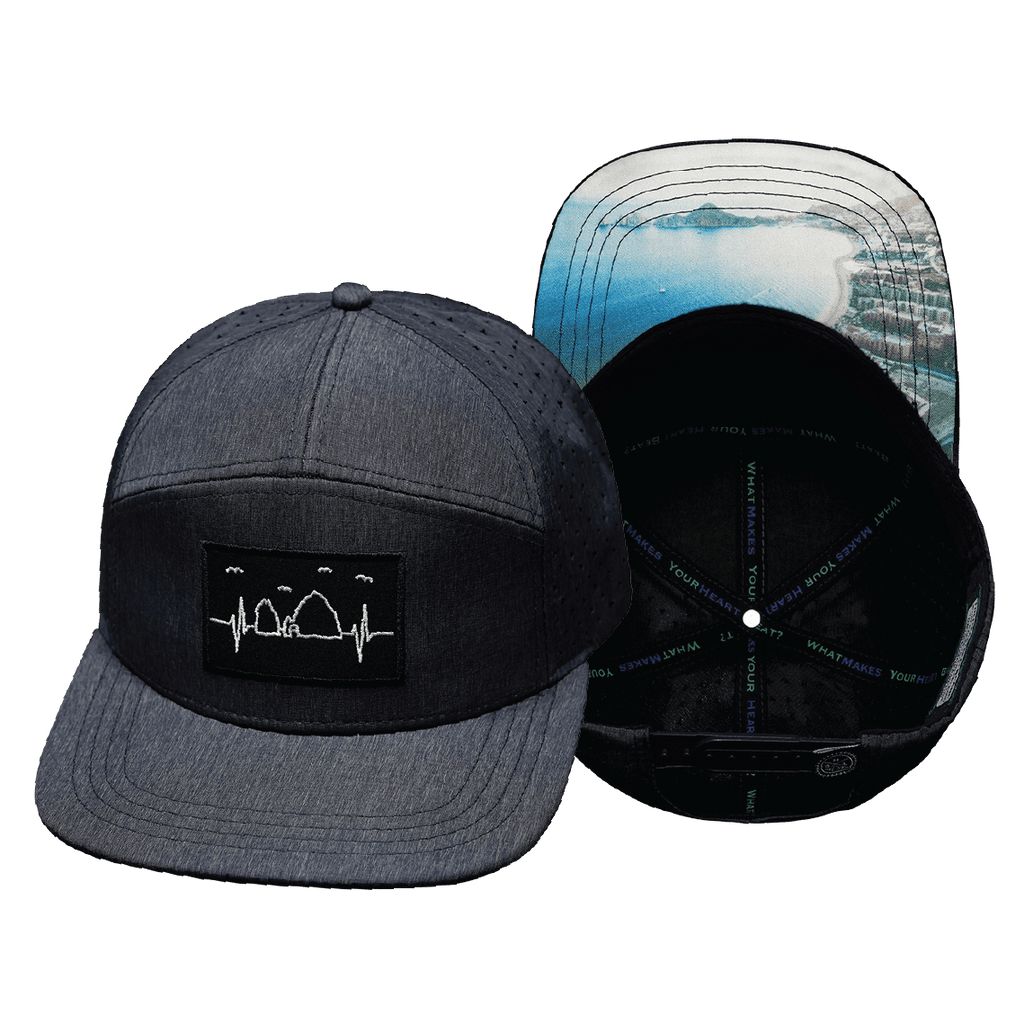 Cabo Hat - Flat Bill - Ocean Blue - Laser Mesh