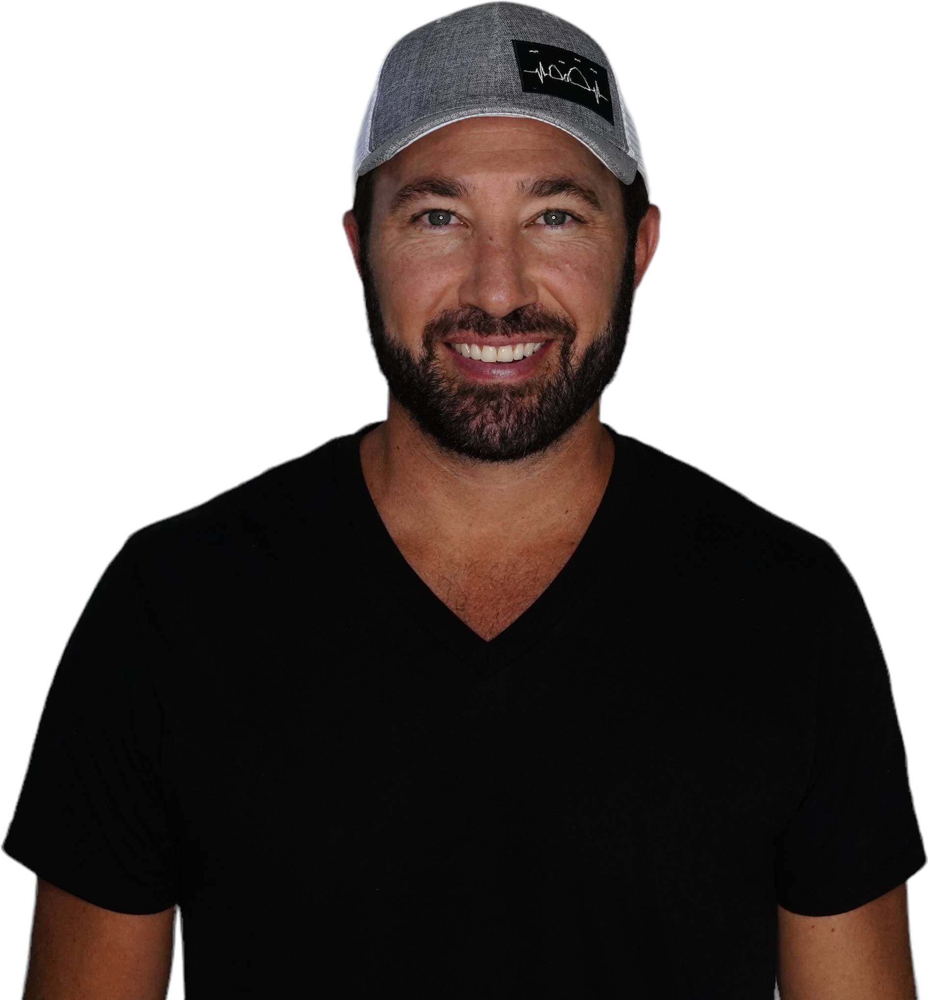Cabo Hat - Low Profile - Gray / White - Trucker Mesh
