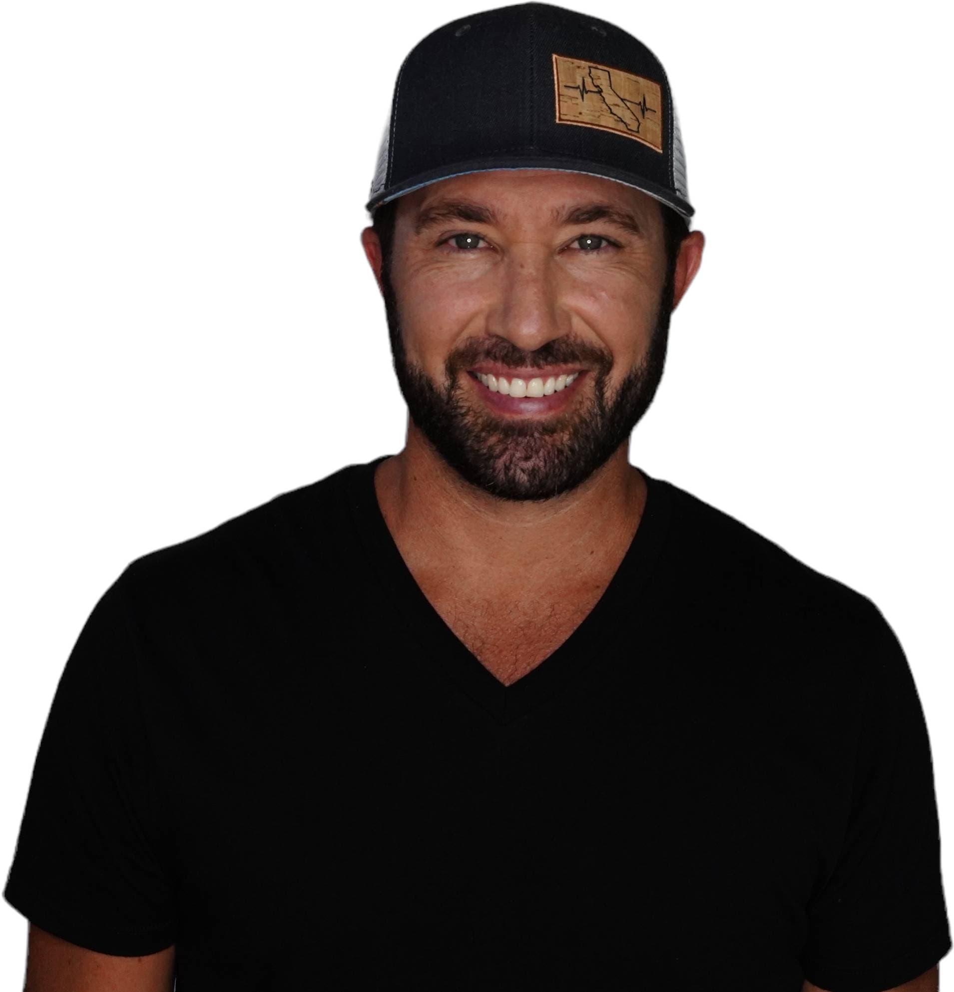 California Hat - Baseball Hat Fit - Charcoal / Gray - Trucker Mesh