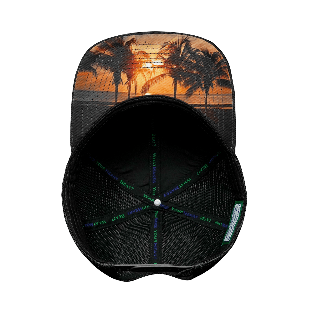 California Hat - Baseball Hat Fit - Cork - Charcoal Gray - Trucker Mesh