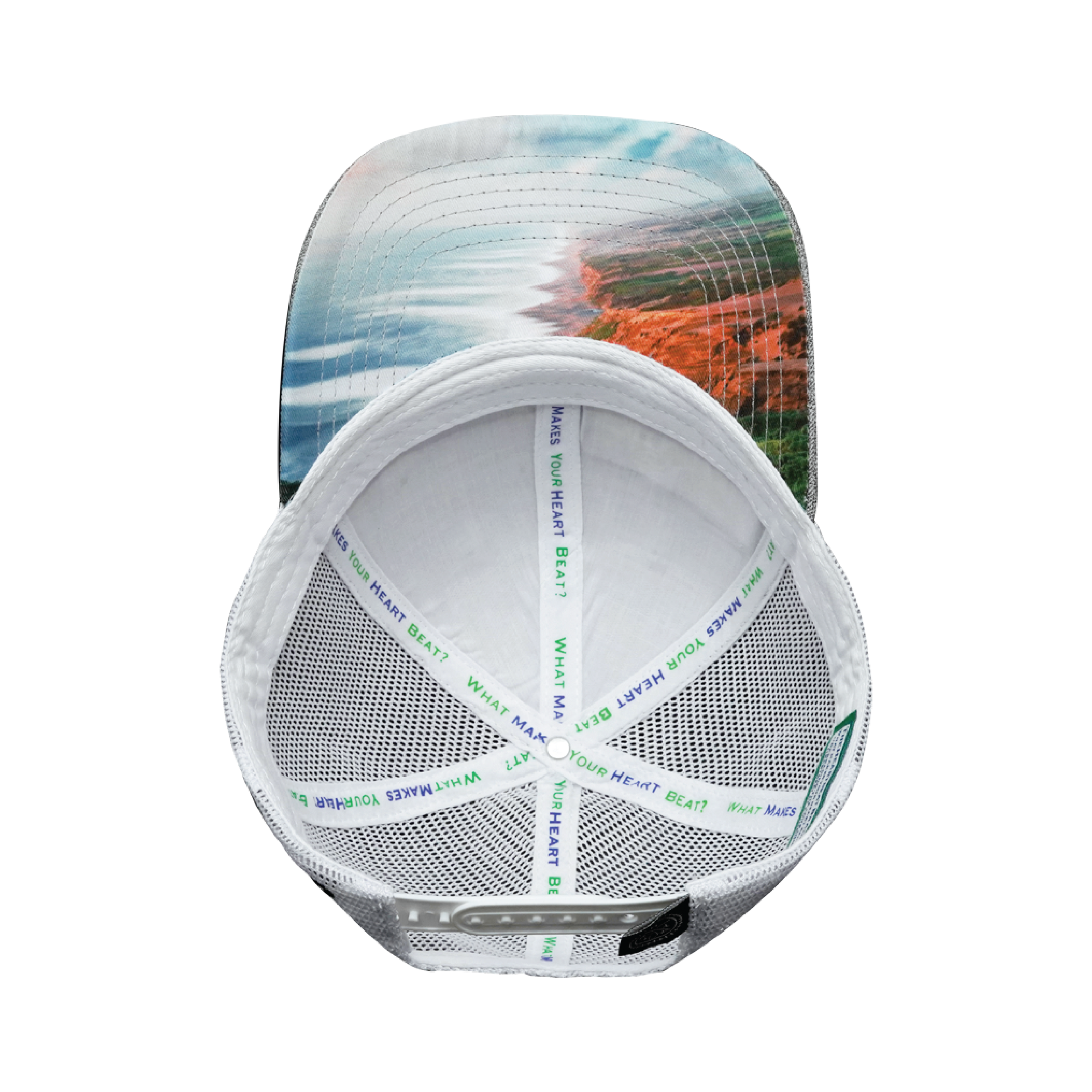 California Hat - Low Profile - Heather Gray / White - Trucker Mesh