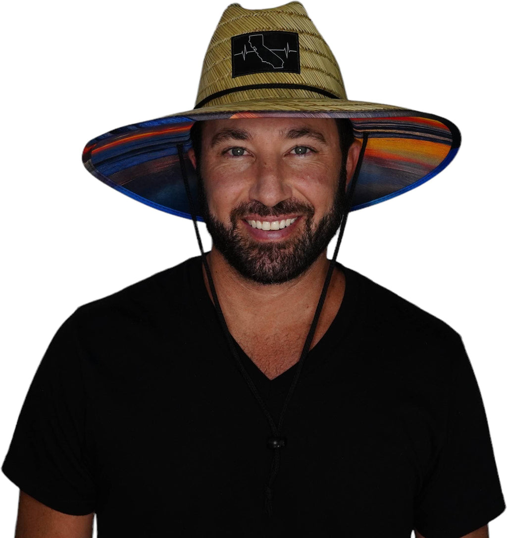 California Straw - Sun Hat - Sunset